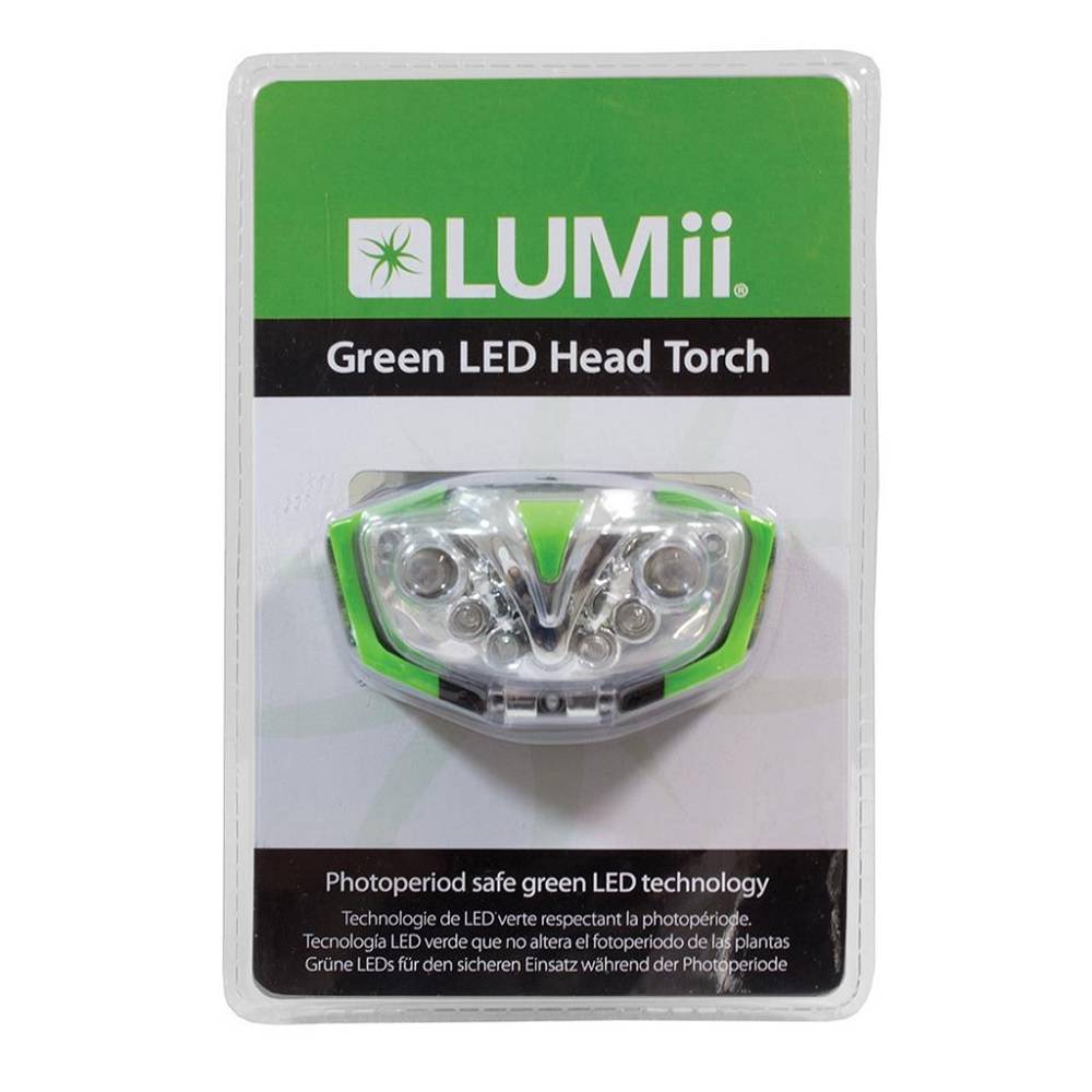 LUMii Green LED Head Torch - Image 2